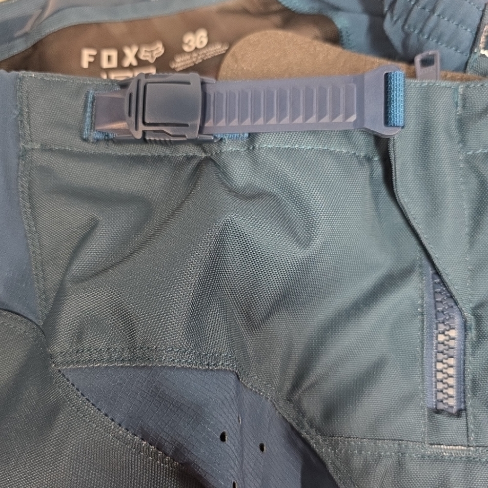 Fox 180 Mens Racing Pants Size 36 Turquoise And Orange - Picture 11 of 12
